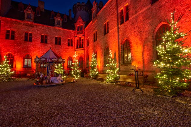 Press date for the light and music installation Wintermärchen at Marienburg Castle Pattensen, 24 11 2022 Foto:xU.xStammx xFuturexImage