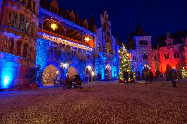 Press date for the light and music installation Wintermärchen at Marienburg Castle Pattensen, 24 11 2022 Foto:xU.xStammx xFuturexImage