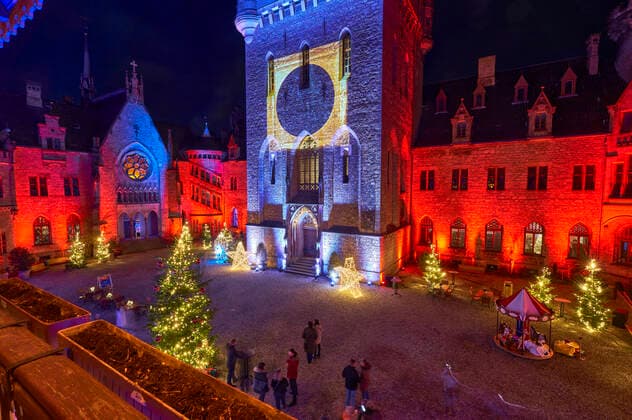 Press date for the light and music installation Wintermärchen at Marienburg Castle Pattensen, 24 11 2022 Foto:xU.xStammx xFuturexImage