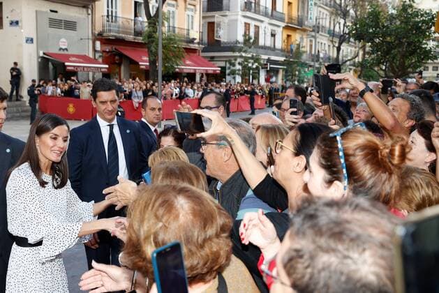25-11-2022 Valencia Queen Letizia and King Felipe attend the 34th King Jaume I awards ceremony in Valencia, Spain. Â  Copyright: xPPEx