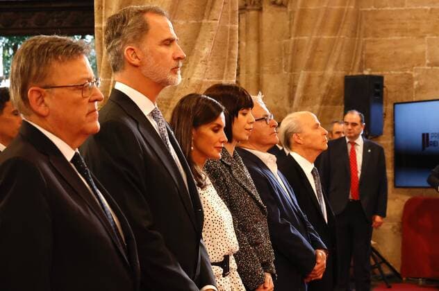 25-11-2022 Valencia Queen Letizia and King Felipe attend the 34th King Jaume I awards ceremony in Valencia, Spain. Â  Copyright: xPPEx
