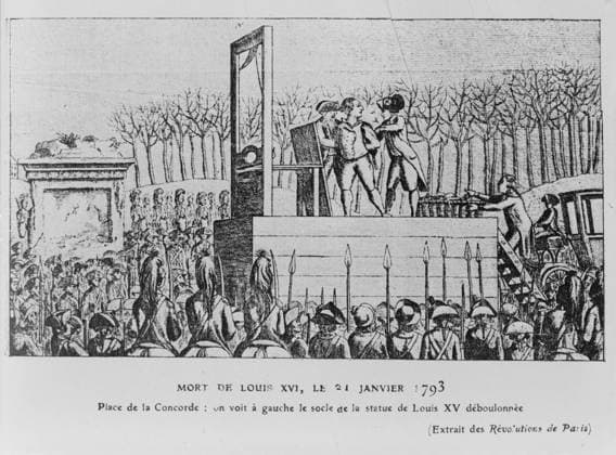 RECORD DATE NOT STATED The Execution of Louis XVI in the Place de la Revolution on 21 January 1793, c. 1793. Artist: Anonymous Copyright:x?xFinexArtxImages HeritagexImagesx IMAGO ,2628533 ! ACHTUNG: AUFNAHMEDATUM GESCHÄTZT!  Copyright:?xFinexArtxImages HeritagexImagesx IMAGO