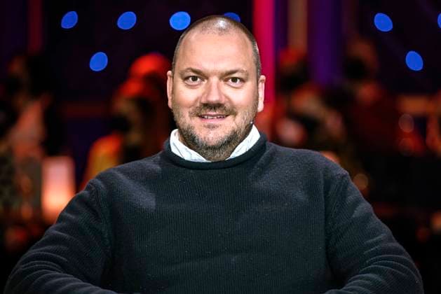 MDR Riverboat actor Charly Hübner on the occasion of the recording of the MDR talk show Riverboat on 25 11 2022 in the Mediacity Leipzig 20221125SFL0063