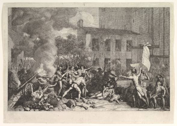 RECORD DATE NOT STATED The Storming of the Bastille on 14 July 1789 (Prise de la Bastille le 14 juillet 1789), ca. 1793. Creator: Charles Thevenin. Copyright:xHeritagexArt HeritagexImagesx IMAGO ,2764780 ! ACHTUNG: AUFNAHMEDATUM GESCHÄTZT!  Copyright:HeritagexArt HeritagexImagesx IMAGO