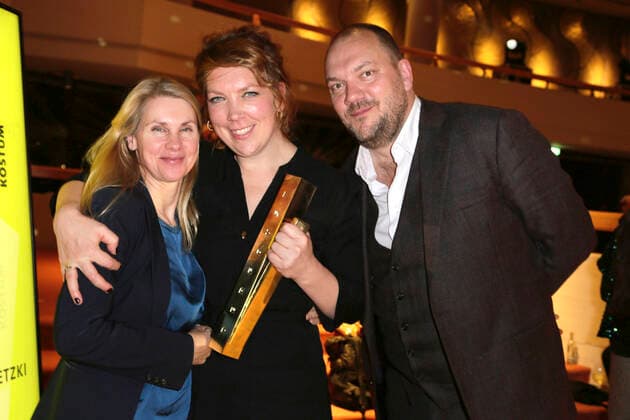 Tanja Schleiff, Lina Beckmann and Charly Hübner at the award ceremony of the German Theater Prize Der Faust 2022 at the Düsseldorf Schauspielhaus, 26 11 2022 Foto:xK.xSchulzx xFuturexImage