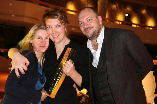 Tanja Schleiff, Lina Beckmann and Charly Hübner at the award ceremony of the German Theater Prize Der Faust 2022 at the Düsseldorf Schauspielhaus, 26 11 2022 Foto:xK.xSchulzx xFuturexImage