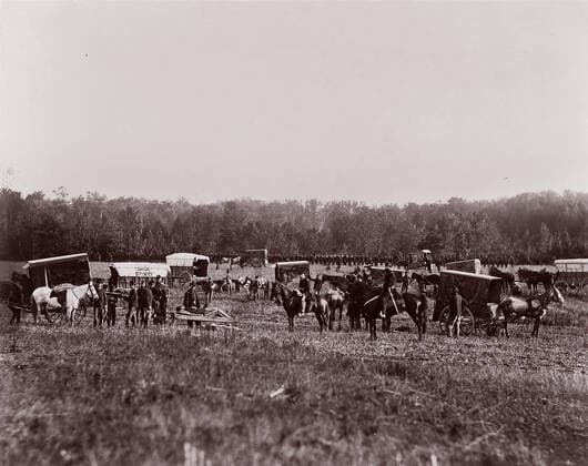 RECORD DATE NOT STATED Removing Dead from Battlefield, Marye s Heights, May 2, 1864, 1864. Creator: Andrew Joseph Russell. Copyright:xHeritagexArt HeritagexImagesx IMAGO ,2778410 ! ACHTUNG: AUFNAHMEDATUM GESCHÄTZT!  Copyright:HeritagexArt HeritagexImagesx IMAGO