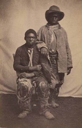 RECORD DATE NOT STATED Our Scouts and Guides in 1863 at Baton Rouge, Louisiana, 1863. Creator: Attributed to McPherson & Oliver. Copyright:xHeritagexArt HeritagexImagesx IMAGO ,2779764 ! ACHTUNG: AUFNAHMEDATUM GESCHÄTZT!  Copyright:HeritagexArt HeritagexImagesx IMAGO