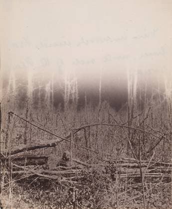 RECORD DATE NOT STATED The Wilderness Battlefield, 1864. Creator: Unknown. Copyright:xHeritagexArt HeritagexImagesx IMAGO ,2780647 ! ACHTUNG: AUFNAHMEDATUM GESCHÄTZT!  Copyright:HeritagexArt HeritagexImagesx IMAGO