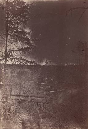 RECORD DATE NOT STATED The Wilderness Battlefield, 1864. Creator: Unknown. Copyright:xHeritagexArt HeritagexImagesx IMAGO ,2780910 ! ACHTUNG: AUFNAHMEDATUM GESCHÄTZT!  Copyright:HeritagexArt HeritagexImagesx IMAGO