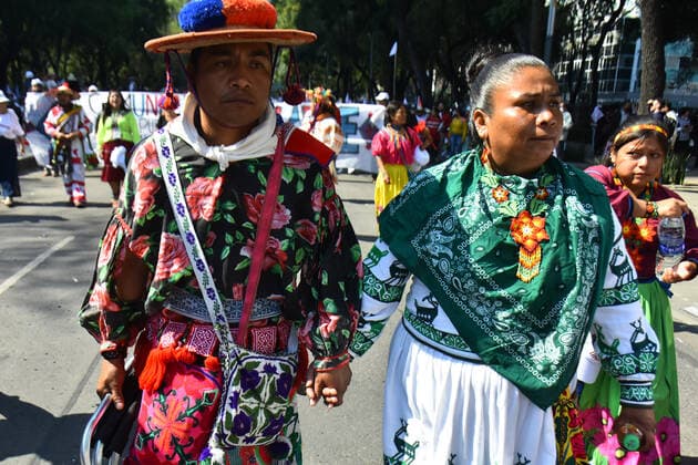 Mexico™s President Heads March of Transformation November 27, 2022, Mexico City, Mexico: Persons join during the March of Transformation in support of the Mexican President Andres Manuel Lopez Obrador at the Angel of Independence towards the Zocalo, prior to Lopez Obrador 4th Government Report. on November 27, 2022 in Mexico City, Mexico. (Photo by Carlos Tischler Eyepix Group) Copyright: xCarlosxTischler xEyepixxGroupx CT_27112022_82582