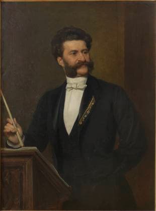 RECORD DATE NOT STATED Portrait of Johann Strauss (1825-1899), 1888. Creator: Eisenmenger, August (1830-1907). Copyright:x?xFinexArtxImages HeritagexImagesx IMAGO ,2808096 ! ACHTUNG: AUFNAHMEDATUM GESCHÄTZT!  Copyright:?xFinexArtxImages HeritagexImagesx IMAGO