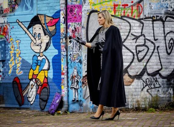 AMSTERDAM Queen Maxima during the presentation of the Prince Bernhard Cultuurfonds Prize 2022 in the Amsterdam STREET museum at the Anne Frank House The foundation receives the oeuvre prize for years of drawing attention to Anne Frank s ideas in a creative and inspiring way ANP ROBIN VAN LONKHUIJSEN netherlands out belgium out  Copyright: xx x458513468x originalFilename: 458513468.jpg