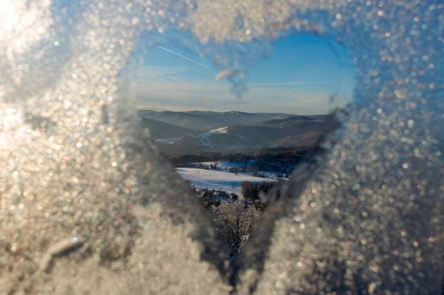 View from the Stepanka lookout tower in Korenov on the border of the Krkonose and Jizera Mountains (CTKxPhoto MarekxSpilka) CTKPhotoF202102011580301  F202102011580301