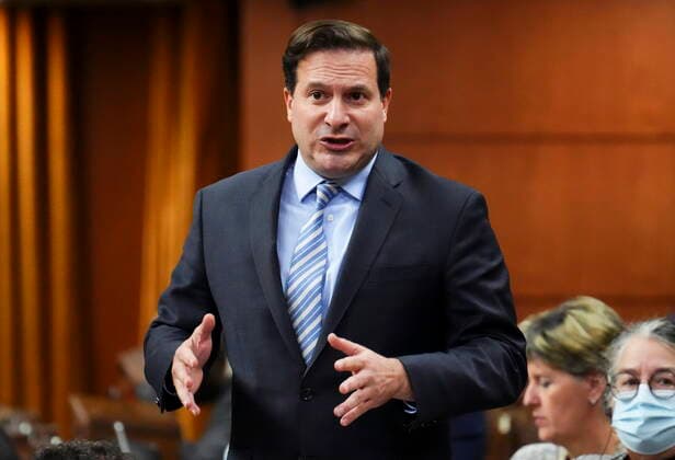 November 28, 2022, Ottawa, ON, Canada: Minister of Public Safety Marco Mendicino stands during question period in the House of Commons on Parliament Hill in Ottawa, on Monday, Nov. 28, 2022. Ottawa Canada  - ZUMAc35_ 20221128_zaf_c35_091 Copyright: xSeanxKilpatrickx