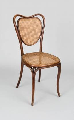 RECORD DATE NOT STATED Side Chair, Austria, Designed c. 1851; Manufactured c. 1855. Creators: Michael Thonet, Gebr?der Thonet. Copyright:xHeritagexArt HeritagexImagesx IMAGO ,2861917 ! ACHTUNG: AUFNAHMEDATUM GESCHÄTZT!  Copyright:HeritagexArt HeritagexImagesx IMAGO