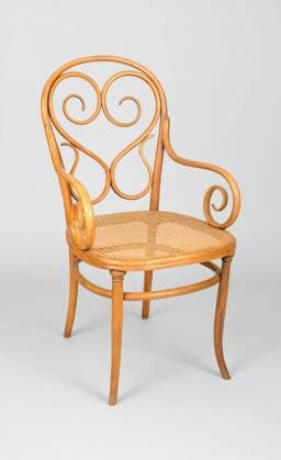 RECORD DATE NOT STATED Armchair, Austria, Designed 1848 50; Made c. 1860. Creators: Michael Thonet, Gebr?der Thonet. Copyright:xHeritagexArt HeritagexImagesx IMAGO ,2862227 ! ACHTUNG: AUFNAHMEDATUM GESCHÄTZT!  Copyright:HeritagexArt HeritagexImagesx IMAGO