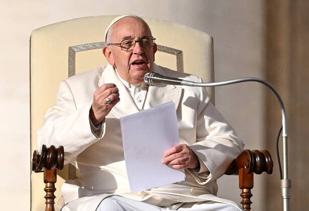 News Themen der Woche KW48 News Bilder des Tages November 30, 2022, VATICAN CITY: Pope Francis leads the weekly general audience in Saint Peter s Square, Vatican City, 30 November 2022. ANSA ETTORE FERRARI VATICAN CITY - ZUMAa110 20221130_zaf_a110_001 Copyright: xEttorexFerrarix