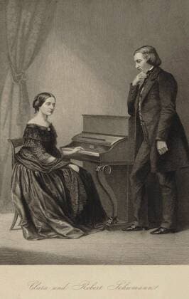 RECORD DATE NOT STATED Clara and Robert Schumann, 1850. Creator: Anonymous. Copyright:x?xFinexArtxImages HeritagexImagesx IMAGO ,2886632 ! ACHTUNG: AUFNAHMEDATUM GESCHÄTZT!  Copyright:?xFinexArtxImages HeritagexImagesx IMAGO
