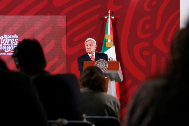 Mexican President Lopez Obrador Press Conference November 30, 2022 in Mexico City, Mexico: The President of Mexico, AndrÃ s Manuel Lopez Obrador, speaks at the morning conference in front of reporters at the national palace, on November 30, 2022 in Mexico City, Mexico. (Photo by Carlos Santiago Eyepix Group) Copyright: xCarlosxSantiago xEyepixxGroupx CS_30112022_82761