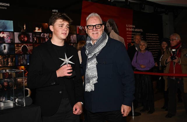 Torinoi,Italy Torino Film Festival 40th edition photocall Malcolm McDowell receives the Stella della Mole award In the picture:Malcolm McDowell receives the Stella della Mole award  Copyright: xNickxZonnax xipa-agency.netx xNickxZonnax IPA_IPA34816532