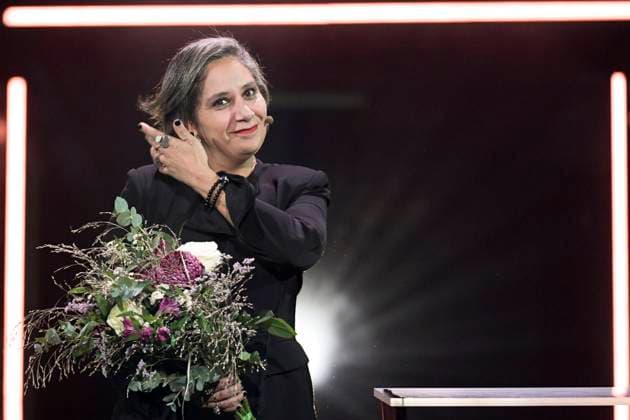 Berühmte Feministinnen, Mozn Hassan Egyptian feminist activist and human rights defender, laureate of the Livelihood Award in 2016, Mozn Hassan, NAZRA could not attend in 2016, at the 2022 Right Livelihood Award ceremony at Cirkus, in Stockholm, Sweden 30 November 2022. Poto: Maja Suslin TT kod 10300 Stockholm SWEDEN x10300x *** Egyptian feminist activist and human rights defender, laureate of the Livelihood Award in 2016, Mozn Hassan, NAZRA could not attend in 2016, at the 2022 Right Livelihood Award ceremony at Cirkus, in Stockholm, Sweden 30 November 2022 Poto Maja Suslin TT kod 10300 Stockholm SWEDEN x10300x,  Copyright: xMajaxSuslin TTx RIGHT LIVELIHOOD AWARD 2022