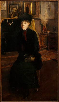 RECORD DATE NOT STATED Portrait of Mary Cassat (1845-1926), painter, 1885. Creator: Jacques Emile Blanche. Copyright:xHeritagexArt HeritagexImagesx IMAGO ,2923295 ! ACHTUNG: AUFNAHMEDATUM GESCHÄTZT!  Copyright:HeritagexArt HeritagexImagesx IMAGO