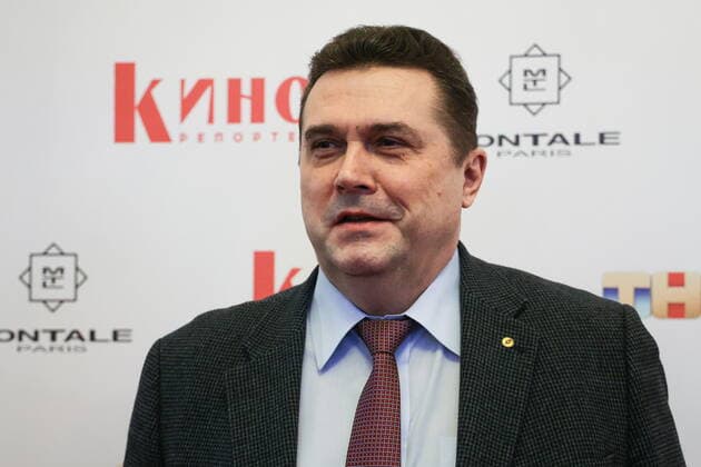RUSSIA, MOSCOW - DECEMBER 1, 2022: Russian Union of Journalists chairman Vladimir Solovyov poses for a photograph during arrivals for the Sobytiye Goda Event of the Year 2022 award ceremony at the Illyuzion Cinema. The Event of the Year is an annual award presented by Kinoreporter Magazine for achievement in film and television. Sergei Karpukhin TASS  56199386