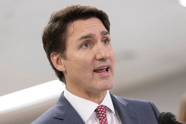 December 1, 2022, London, ON, CANADA: Prime Minister Justin Trudeau discusses dental care for children at Schulich School of Medicine and Dentistry in London, Ont., Thursday, Dec. 1, 2022. London CANADA  - ZUMAc35_ 20221201_zaf_c35_153 Copyright: xNicolexOsbornex