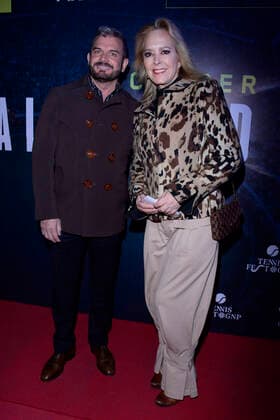 Tennis Fest Nadal V. Ruud Red Carpet December 1, 2022, Mexico City, Mexico: Margarita Gralia and Sergio Basanez Attend at red carpet of Tennis Fest Rafael Nadal V. Casper Ruud at La Mexico bullring. on December 1, 2022 in Mexico City, Mexico. (Photo by Jorge Gonzalez Eyepix Group) Copyright: xJorgexGonzalez xEyepixxGroupx JG_01122022_82834