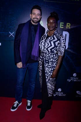 Tennis Fest Nadal V. Ruud Red Carpet December 1, 2022, Mexico City, Mexico: Mane de la Parra and Buika Attend at red carpet of Tennis Fest Rafael Nadal V. Casper Ruud at La Mexico bullring. on December 1, 2022 in Mexico City, Mexico. (Photo by Jorge Gonzalez Eyepix Group) Copyright: xJorgexGonzalez xEyepixxGroupx JG_01122022_82857