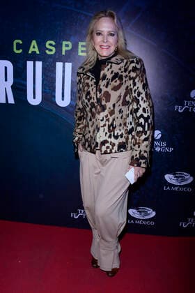 December 1, 2022, Mexico City, Mexico: Margarita Gralia Attends at red carpet of Tennis Fest Rafael Nadal V. Casper Ruud at La Mexico bullring. on December 1, 2022 in Mexico City, Mexico. Mexico City Mexico - ZUMAe321 20221202_zia_e321_019 Copyright: xJorgexGonzalez xEyepixxGroupx