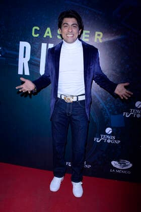 December 1, 2022, Mexico City, Mexico: Victor Garcia Attends at red carpet of Tennis Fest Rafael Nadal V. Casper Ruud at La Mexico bullring. on December 1, 2022 in Mexico City, Mexico. Mexico City Mexico - ZUMAe321 20221202_zia_e321_023 Copyright: xJorgexGonzalez xEyepixxGroupx