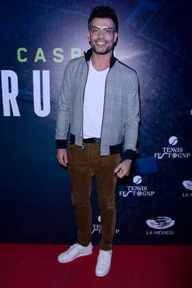 December 1, 2022, Mexico City, Mexico: Andres Palacios Attends at red carpet of Tennis Fest Rafael Nadal V. Casper Ruud at La Mexico bullring. on December 1, 2022 in Mexico City, Mexico. Mexico City Mexico - ZUMAe321 20221202_zia_e321_028 Copyright: xJorgexGonzalez xEyepixxGroupx