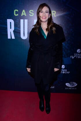 December 1, 2022, Mexico City, Mexico: Ingrid Coronado Attends at red carpet of Tennis Fest Rafael Nadal V. Casper Ruud at La Mexico bullring. on December 1, 2022 in Mexico City, Mexico. Mexico City Mexico - ZUMAe321 20221202_zia_e321_035 Copyright: xJorgexGonzalez xEyepixxGroupx