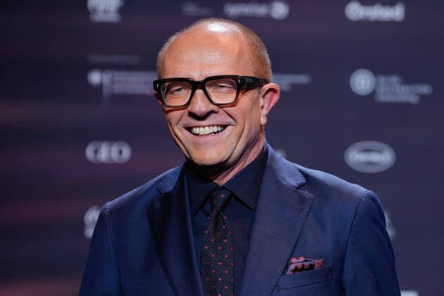 15 German Sustainability Award in Duesseldorf Stefan Schulze Hausmann, Member of the Board German Sustainability Award in portrait on the red carpet at the 15 German Sustainability Award at the Maritim Hotel in Duesseldorf Duesseldorf North Rhine-Westphalia Germany