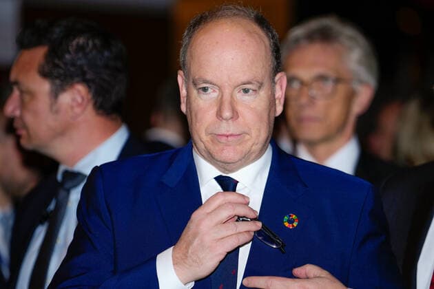 15 German Sustainability Award in Duesseldorf S D Prince Albert II of Monaco the Honorary Laureate in portrait on the Red Carpet at the 15 German Sustainability Award at the Maritim Hotel in Duesseldorf Duesseldorf North Rhine Westphalia Germany