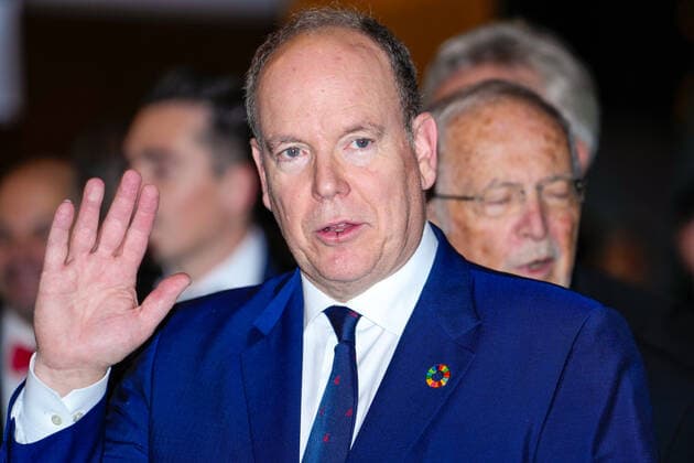 15 German Sustainability Award in Duesseldorf S D Prince Albert II of Monaco the Honorary Laureate in portrait on the Red Carpet at the 15 German Sustainability Award at the Maritim Hotel in Duesseldorf Duesseldorf North Rhine Westphalia Germany