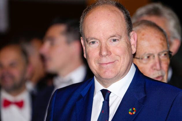 15 German Sustainability Award in Duesseldorf S D Prince Albert II of Monaco the Honorary Laureate in portrait on the Red Carpet at the 15 German Sustainability Award at the Maritim Hotel in Duesseldorf Duesseldorf North Rhine Westphalia Germany
