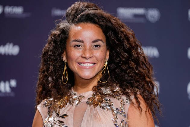15 German Sustainability Award in Duesseldorf Domitila Barros Miss Germany 2022 in portrait on the red carpet at the 15 German Sustainability Award at the Maritim Hotel in Duesseldorf Duesseldorf North Rhine Westphalia Germany