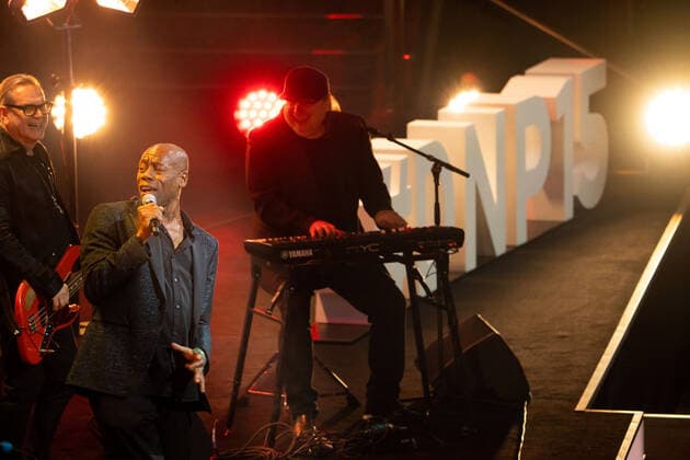 15 German Sustainability Award in Duesseldorf Andrew Roachford during his performance at the 15 German Sustainability Award at the Maritim Hotel in Duesseldorf Duesseldorf North Rhine Westphalia Germany