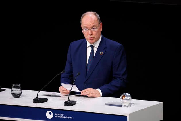 Prince Albert II of Monaco at the award ceremony of the 15 German Sustainability Award 2022 at the Maritim Hotel Düsseldorf, 02 12 2022 NRW Germany Copyright: xChristophxHardtx