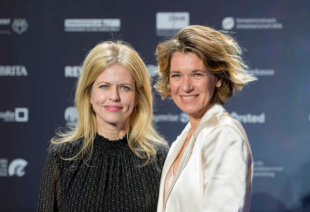 Kerstin LANDSMANN, actress with countess Tanja VON LAHNSTEIN l Award of the German Sustainability Award on 02 12 2022 in Duesseldorf Germany