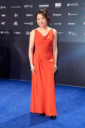 German Sustainability Award 2022 Tianwa Yang on the red carpet at the German Sustainability Award ceremony at the Maritim Hotel in Düsseldorf, Germany Copyright: xEventpressxGolejewskix