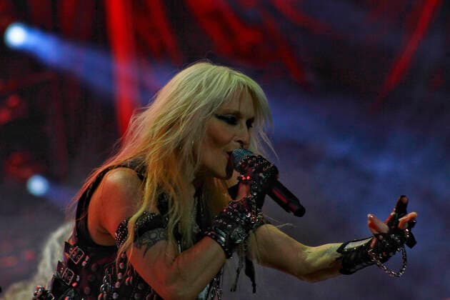 December 02, 2022, Toluca, Mexico: Singer Doro Pesch of the German heavy metal band , performs on the Hell stage during the Hell and Heaven Metal Fest at Pegasus forum. on December 2, 2022 in Toluca, Mexico. Toluca MÃ xico - ZUMAe321 20221203_zia_e321_031 Copyright: xCarlosxSantiago xEyepixxGroupx
