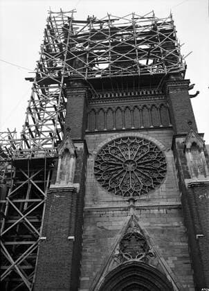 RECORD DATE NOT STATED Uppsala Cathedral is restored, Uppsala 1938. Uppsala Cathedral IS Restored, Uppsala 1938 Copyright: xpiemagsx upplpie13012022-1109 !ACHTUNG AUFNAHMEDATUM GESCHÄTZT!