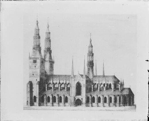 RECORD DATE NOT STATED Reproduction - Uppsala Cathedral, before 1914. Historical event, name related to Objek: Peringskiöld, Johan Copyright: xpiemagsx upplpie13012022-724 !ACHTUNG AUFNAHMEDATUM GESCHÄTZT!