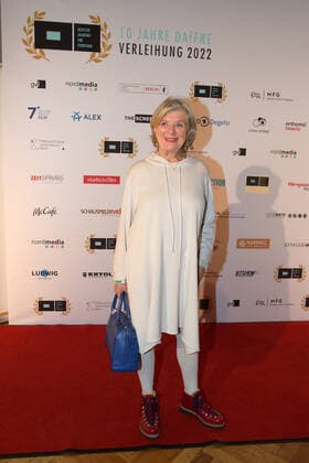 Award of the DAfFNE Award 2022 Jutta Speitel Arrival to the award of the DAfFNE German Academy for Television, Award 2022 in the Meistersall in Berlin on 03 12 2022 Photopress Mueller