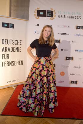 DAfFNE Award 2022 Arrival to the DAfFNE German Academy of Television Award 2022 at the Meistersall in Berlin on 03 12 2022. Photopress Mueller