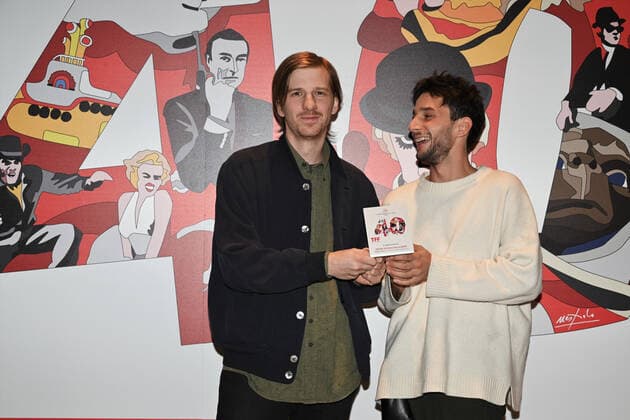 Torinoi,Italy Torino Film Festival 40th edition photocall awards ceremony In the picture:OLD TRIKS director Edoardo Pasquini and Viktor Ivanov Special Jury Prize Spazio Italia Italian Short Film Competition  Copyright: xNickxZonnax xipa-agency.netx xNickxZonnax IPA_IPA34882860